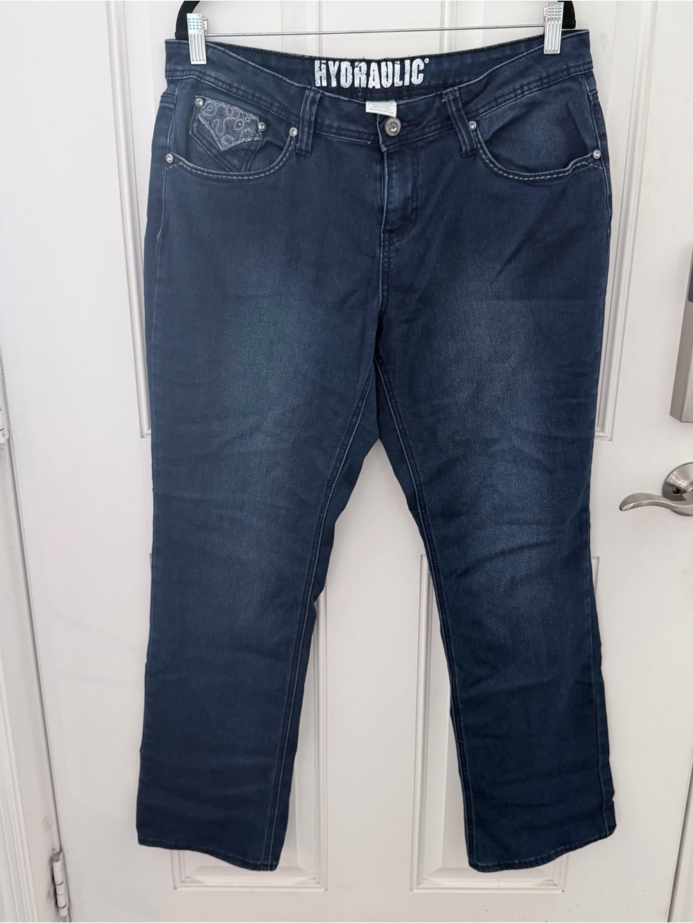 Hydraulic Y2K Jeans 12 | Bling Rhinestone Embroidered